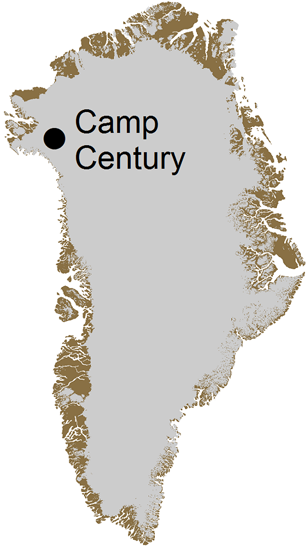 CC map Camp Century was part of a secret plan to test the possibility of deploying nuclear missles aimed at the Soviet Union under the ice in Greenland.